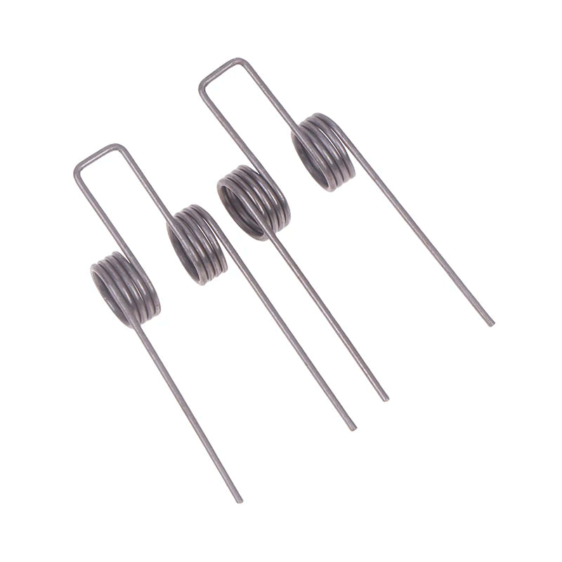 2PCS Double Torsion Spring 1.1mm Wire 10.5mm OD Steel Coil Torsion Spring Nixie