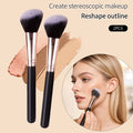 2pcs Sickle Contour Brush Set – Soft Blush & Face Shadow Brushes Contour Makeup Brush Nixie black