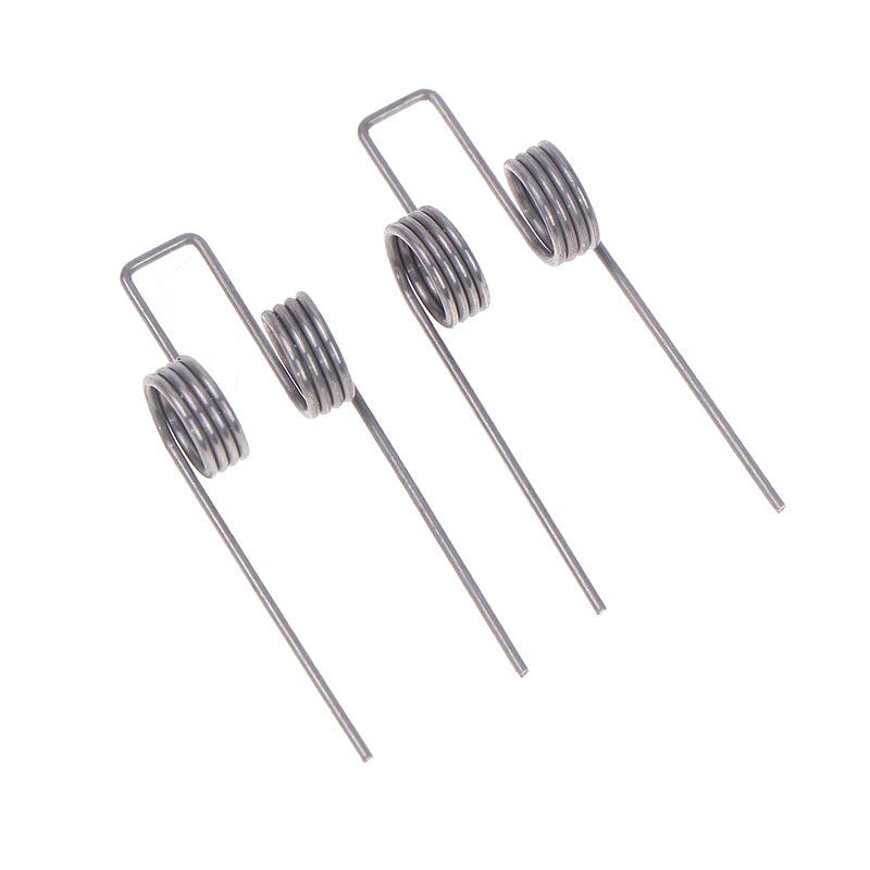 2PCS Double Torsion Spring 1.1mm Wire 10.5mm OD Steel Coil Torsion Spring Nixie