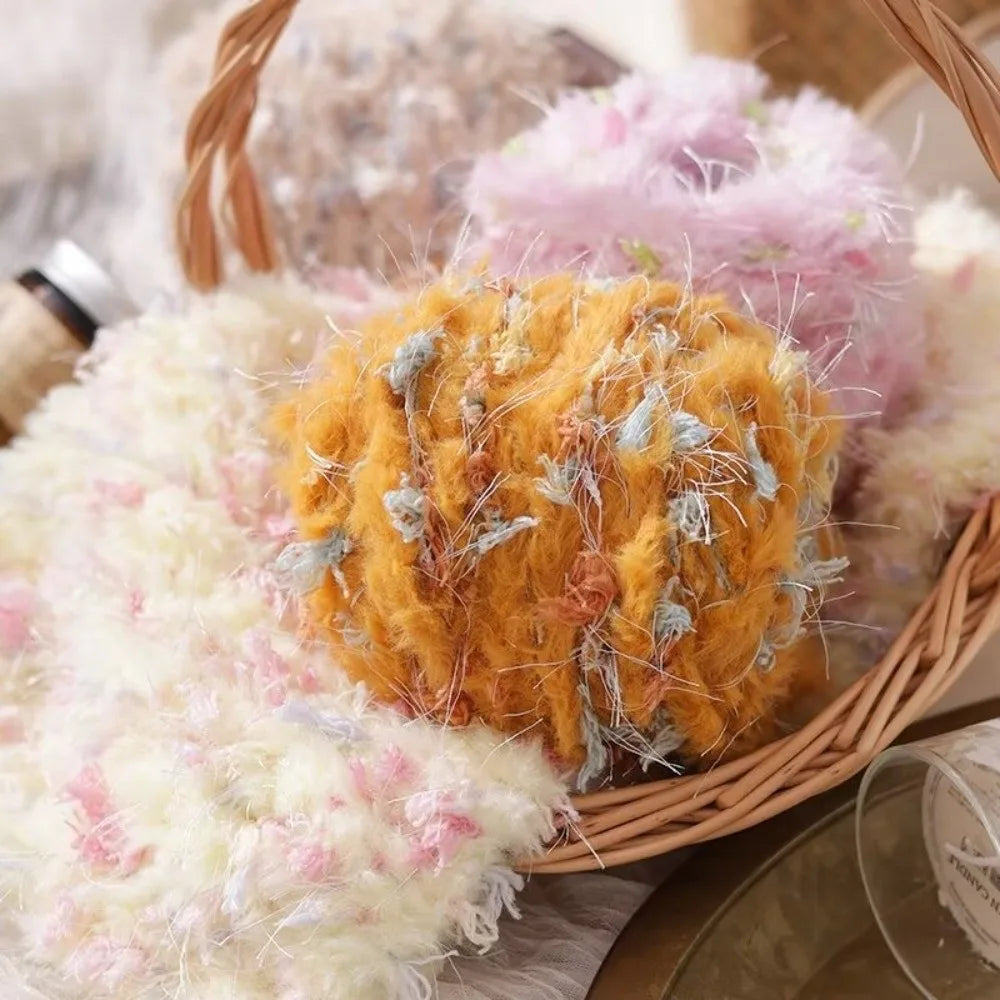 100g Flowers Fancy Yarn – Colorful Crochet Blended Knitting Yarn Knitting Yarn Nixie