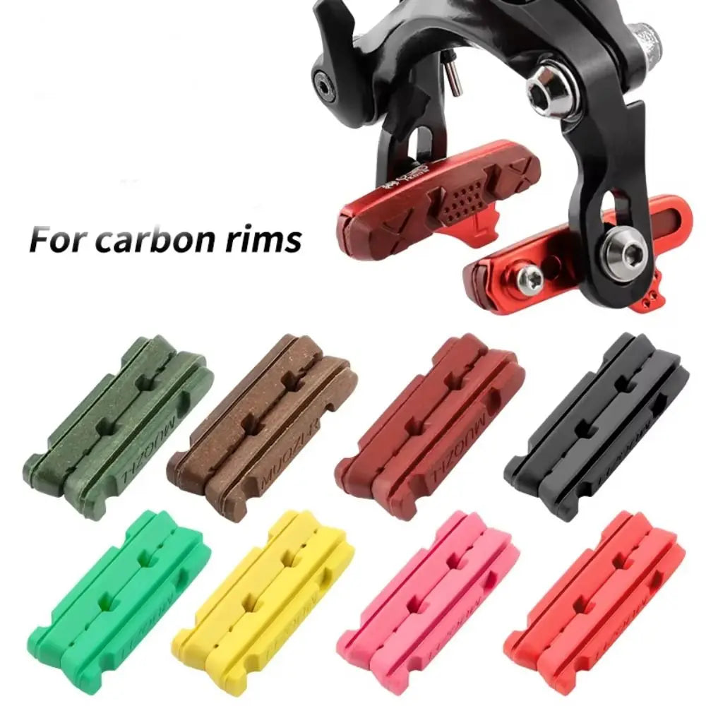 2pcs Carbon Bicycle Brake Pads – Universal Heat-Resistant
