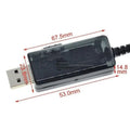 USB Boost Converter Cable 5V to 9V/12V Step-Up DC Power Cable DC Boost Converter Cable Nixie A
