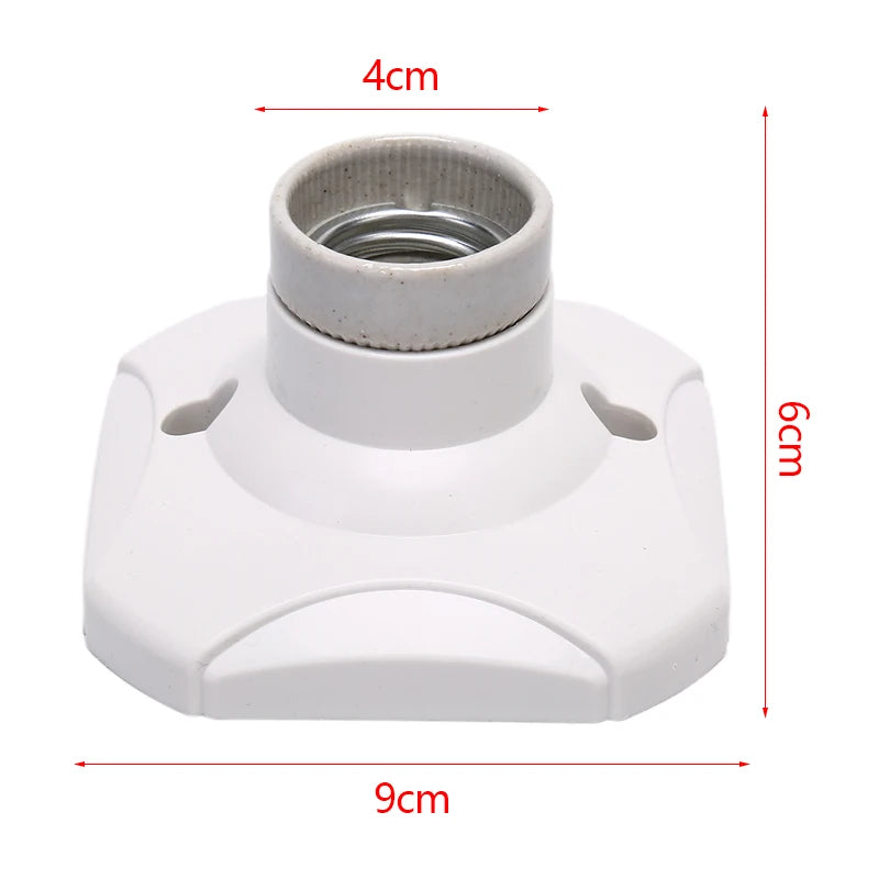 E27 Ceramic Lamp Holder Bulb Socket Base – 220V 10A Lamp Socket Base Nixie