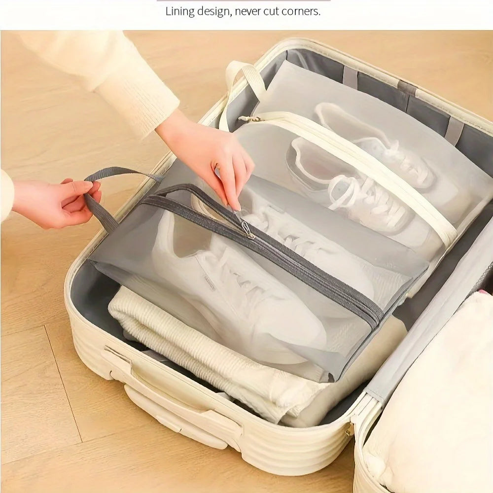 Foldable Breathable Mesh Shoe Bag – Travel & Gym Organizer Mesh Shoe Bag Nixie