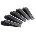 5-Pack Heavy Duty Plastic Door Stopper Wedges – Non-Slip Door Stopper Wedge Nixie 5pcs black
