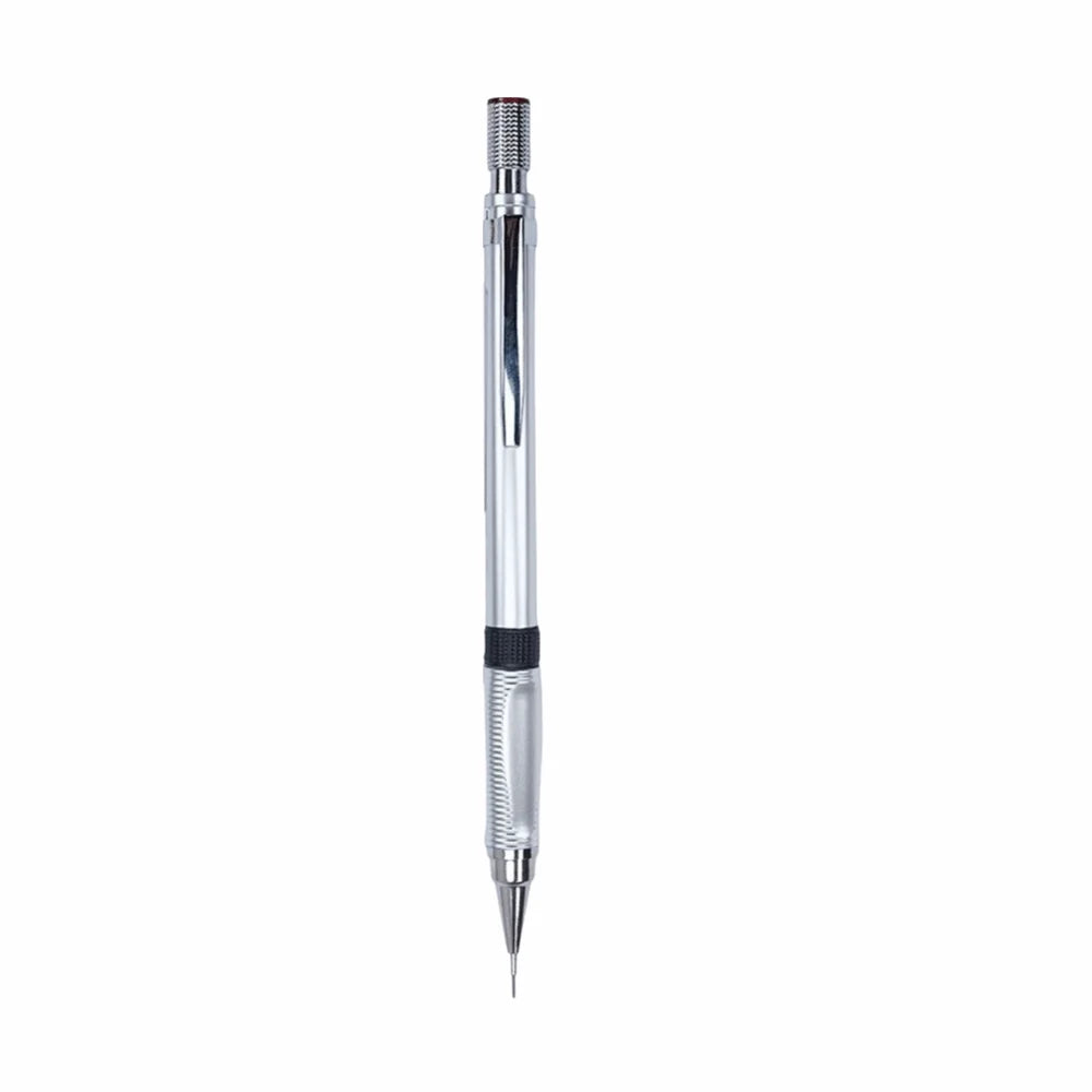 Metal Mechanical Pencil 0.5/0.7/2.0mm 2B – Drafting & Exam Mechanical Pencil Nixie Silver-0.5mm