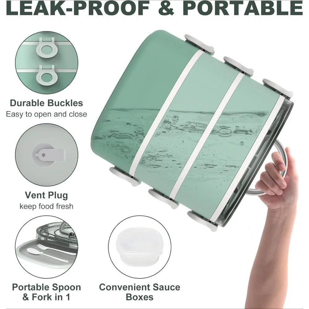 Multi-Layer Lunch Box Large Capacity Microwave Safe Container