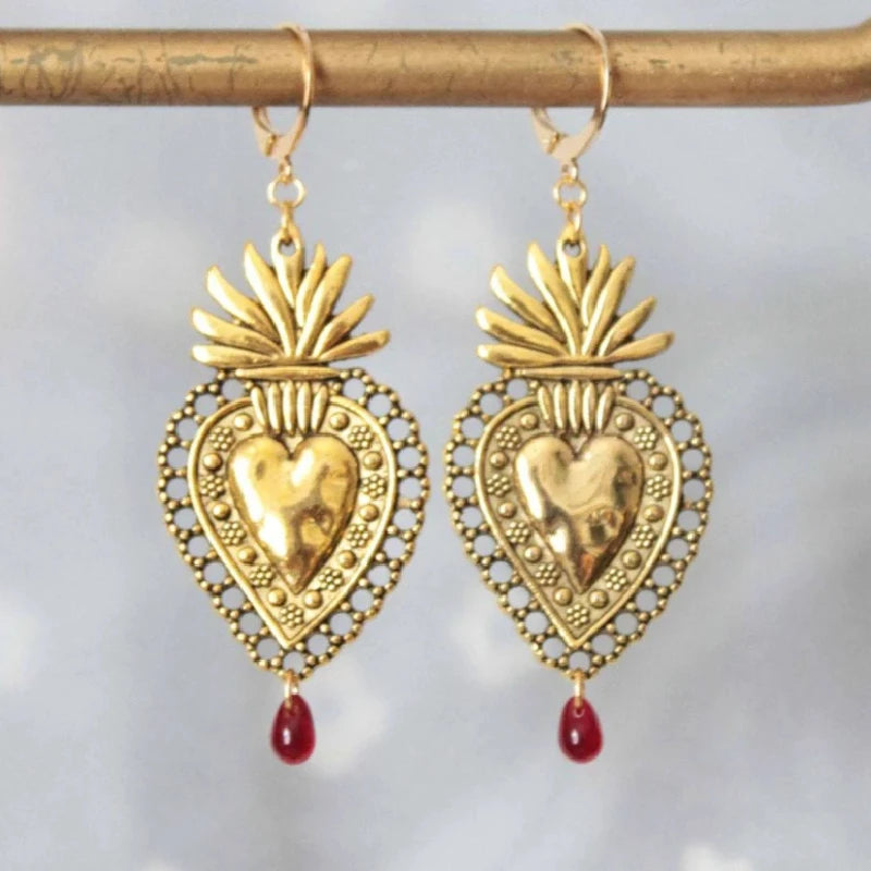 Retro Gold & Silver Plated Imitation Pearl Drop Earrings Drop Earrings Nixie XL1913-1