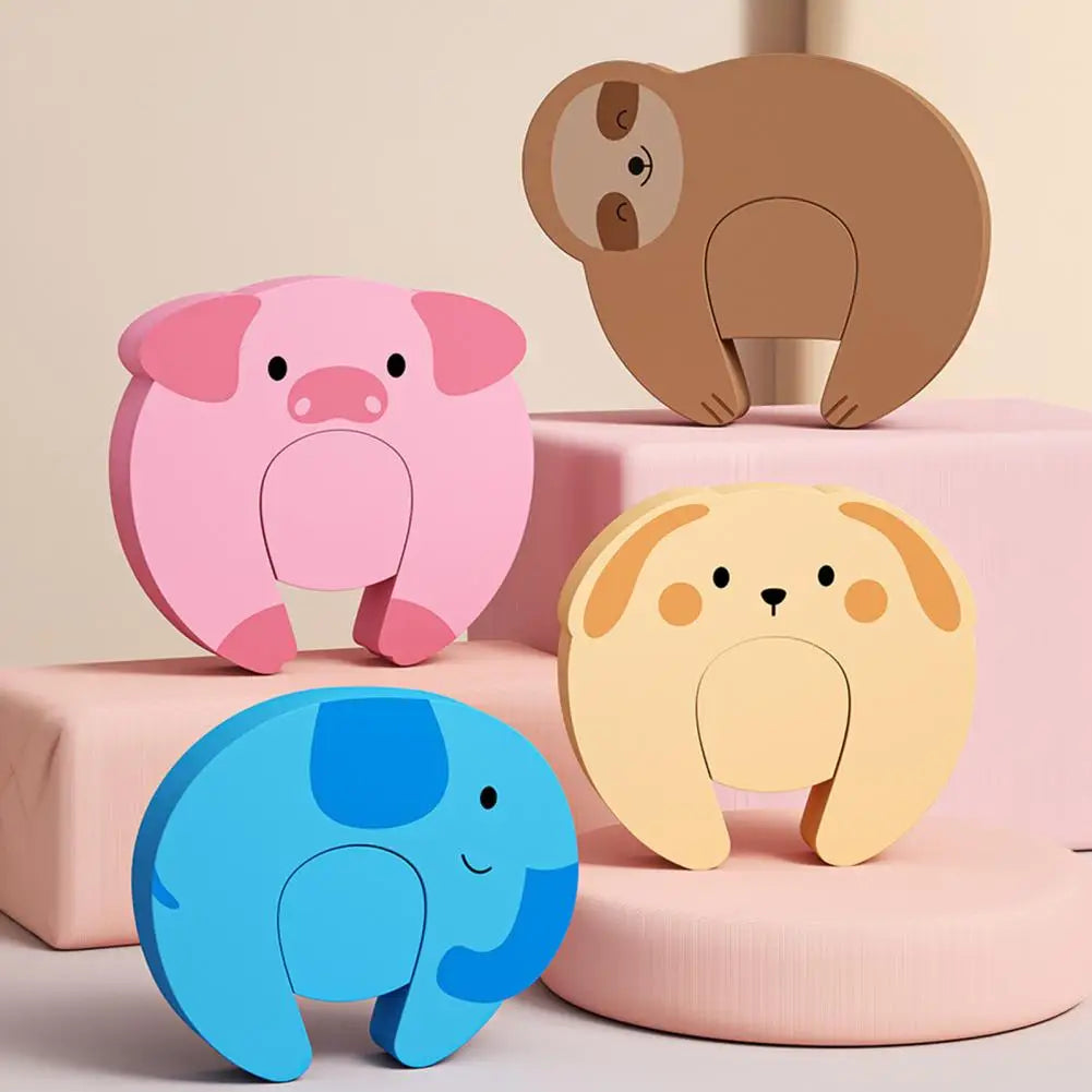 Cute Animal Door Pinch Guard & Slam Stopper – Baby Safety