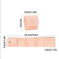 4-Compartment Portable Mini Travel Jewelry Organizer Bag Travel Jewelry Organizer Nixie Pink