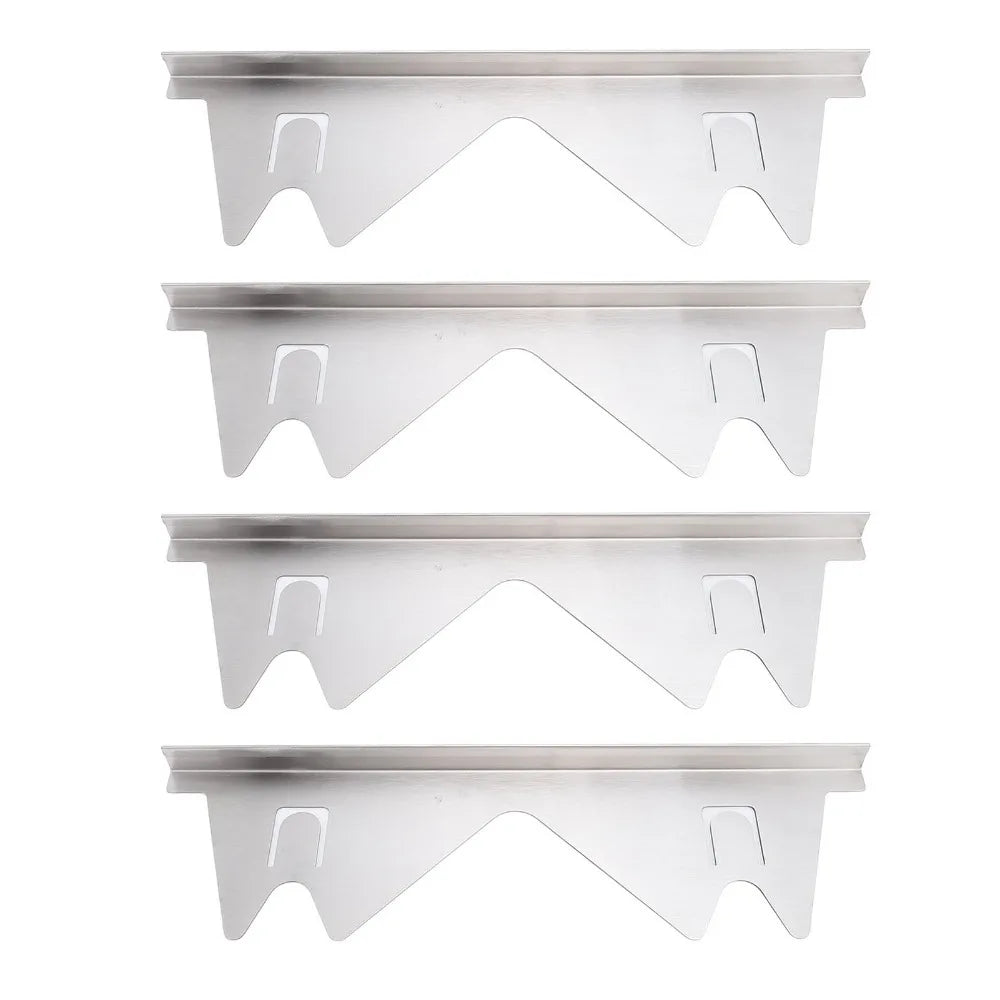 2 Pairs Stainless Steel Stove Gap Covers – Retractable & Easy Clean Stove Gap Cover Nixie as shown