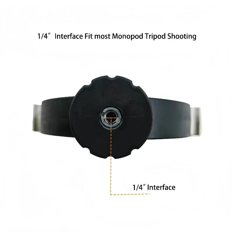 V-Mount Rifle Rest – 1/4" Thread Holder for Tripod & Monopod Rifle Rest Holder Nixie