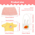 Crochet Doll Clothes Set – Hat, Sweater & Bag for 6" Dolls Doll Clothing Set Nixie Style 2