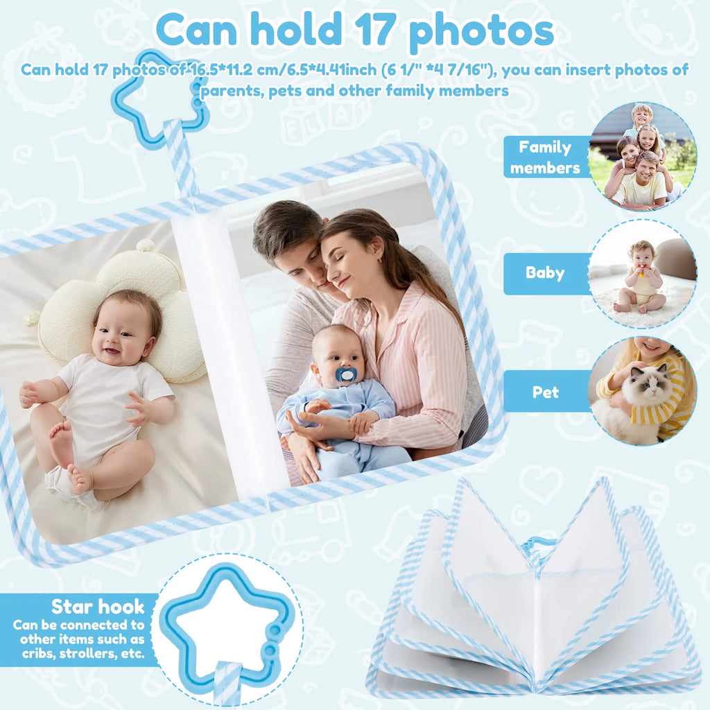 Soft Fabric Baby Photo Album – DIY Cloth Memory Keepsake Baby Photo Album Nixie