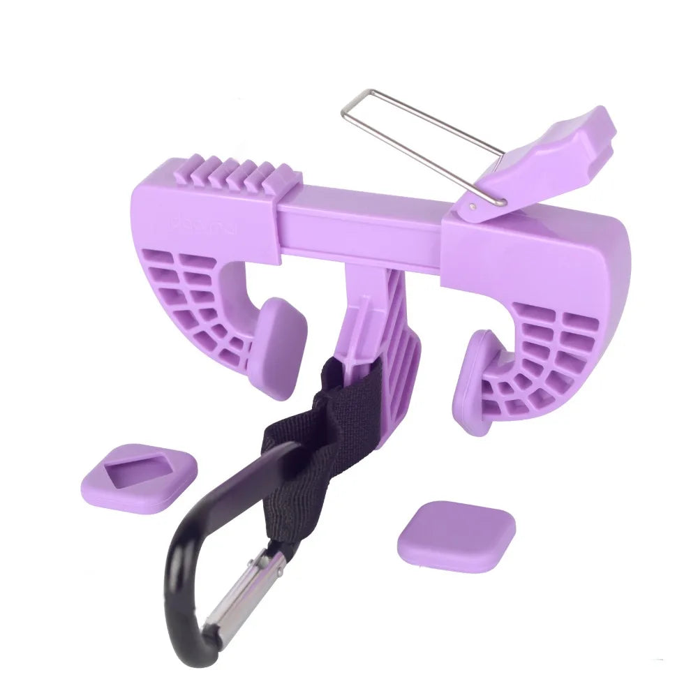 Portable Shoe Clip Hands-Free Backpack Sneaker Holder Shoe Carrier Clip Nixie Purple