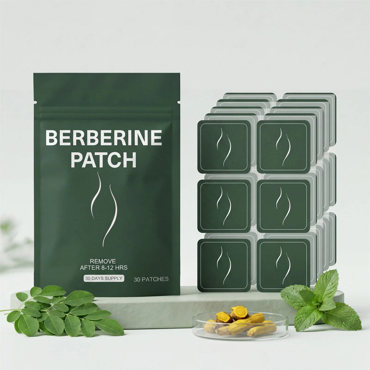 OceAura Berberine Body Patches – Energy & Wellness Support Wellness Body Patch Nixie