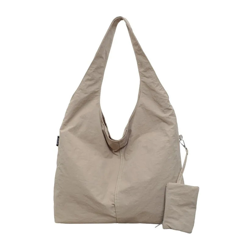 Nixie Large Capacity Canvas Nylon Tote Bag – Women's Commuter Canvas Tote Bag Nixie