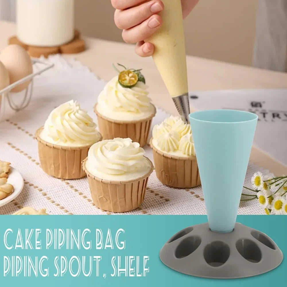 Piping Bag Holder Stand 8 Slots – Pastry Bag Organizer Piping Bag Stand Nixie
