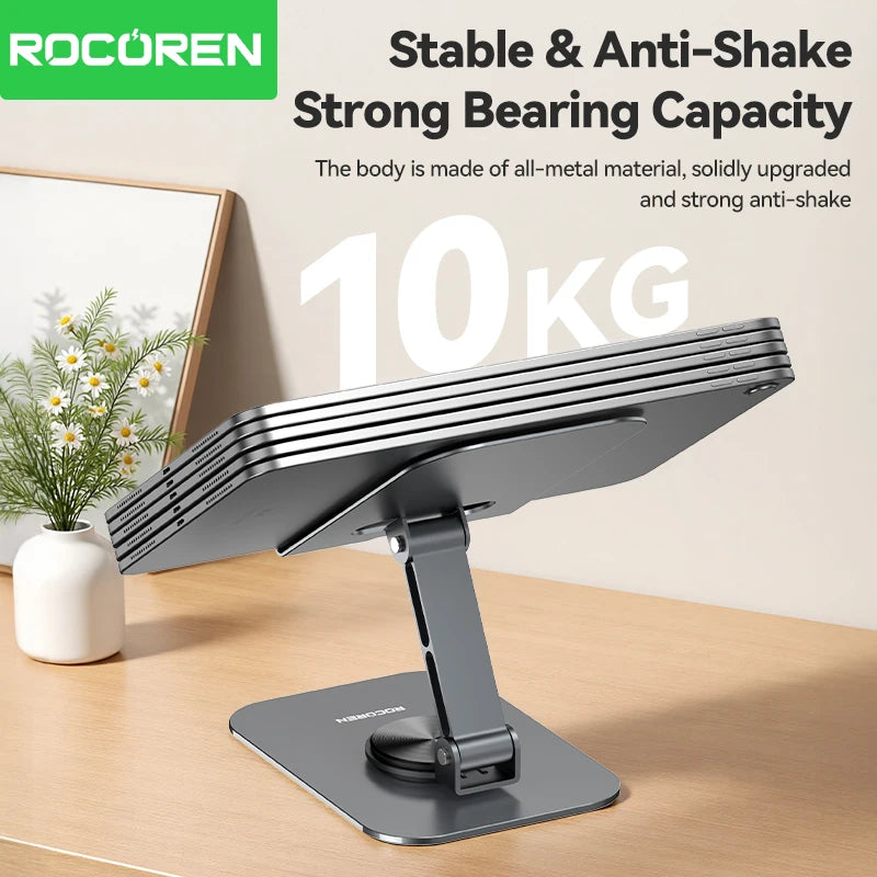 Rocoren 360° Foldable Metal Desk Phone & Tablet Stand Phone & Tablet Stand Nixie