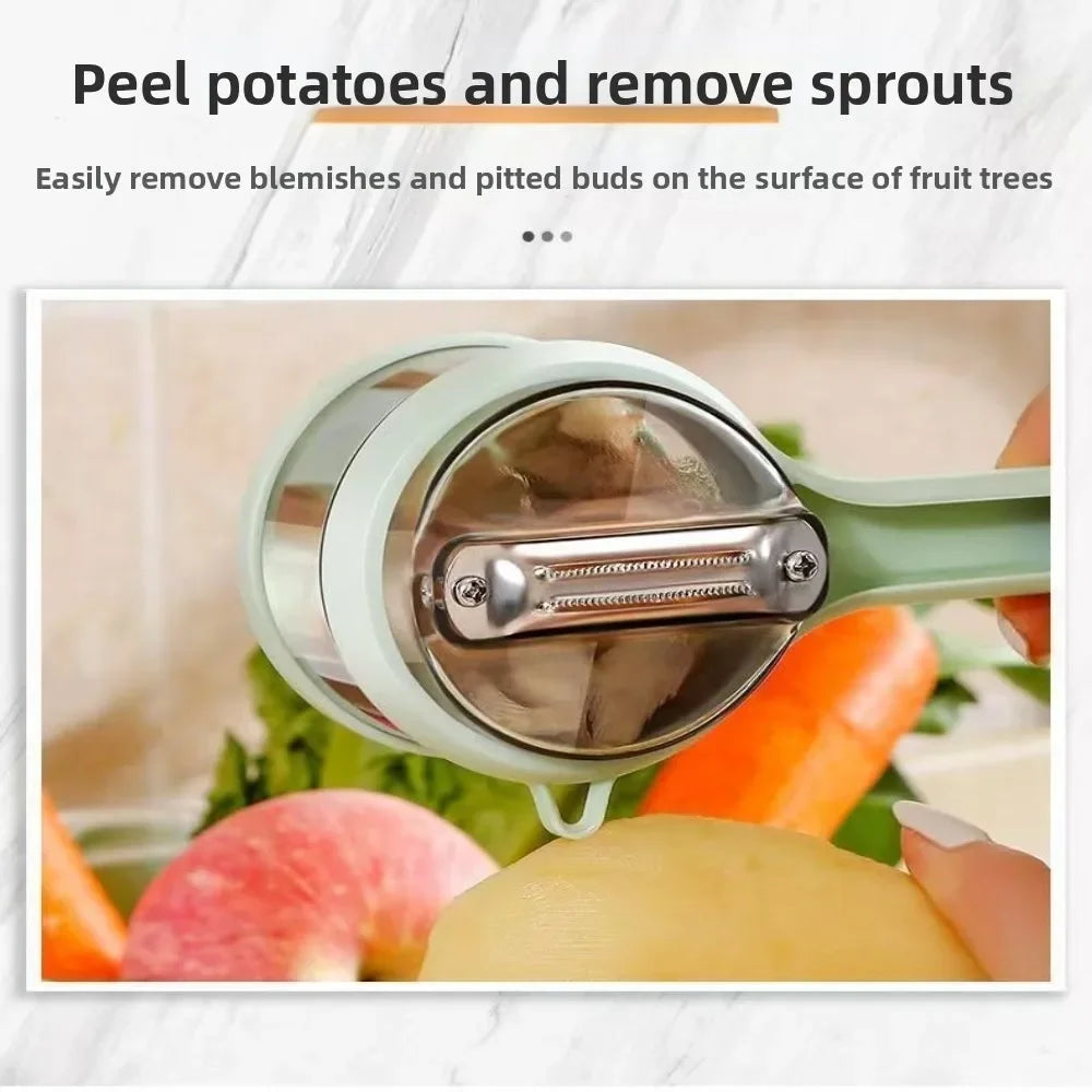 Double-Sided Stainless Steel Vegetable Peeler with Storage Case Vegetable Peeler Nixie