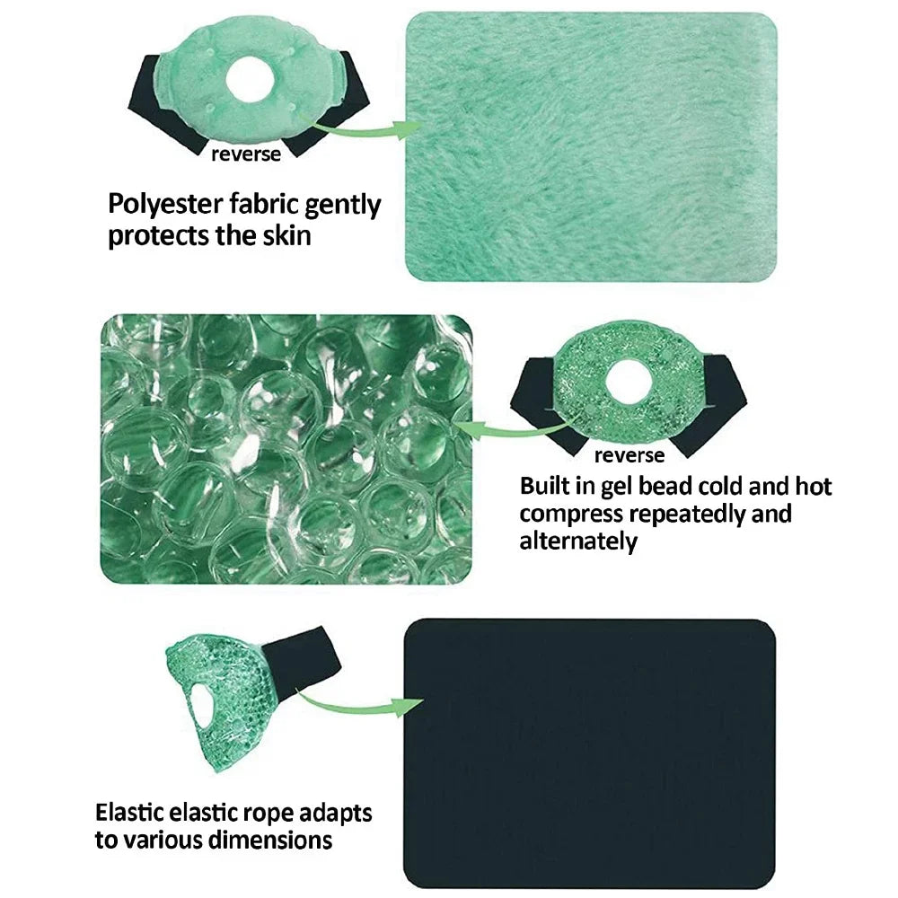 Reusable Hot Cold Gel Ice Pack Wrap – Knee, Shoulder & Ankle Gel Ice Pack Wrap Nixie
