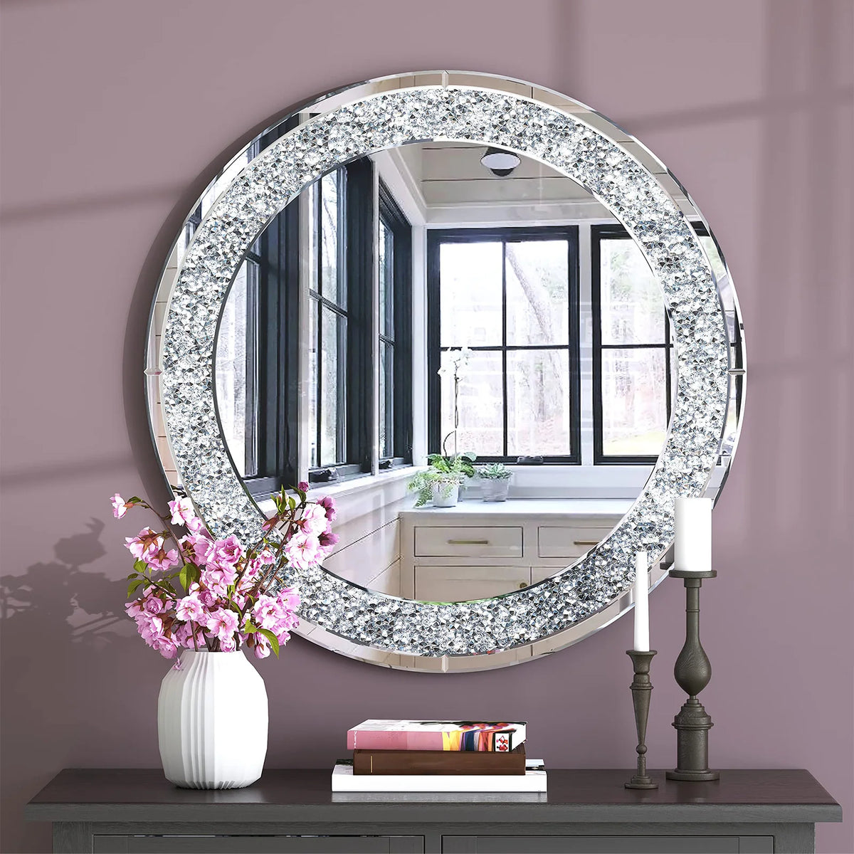 Self-Adhesive Rhinestone Trim Tape – 4 Rolls Crystal DIY Sticker Rhinestone Craft Tape Nixie