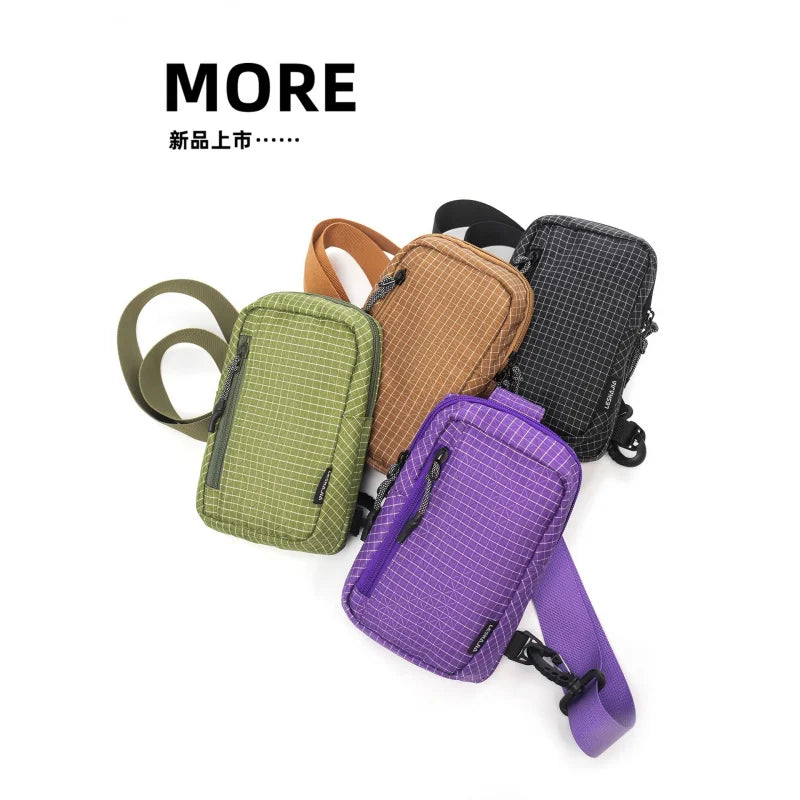 Nixie Mini Chest Crossbody Bag – Lightweight Unisex Sport Bag Crossbody Chest Bag Nixie