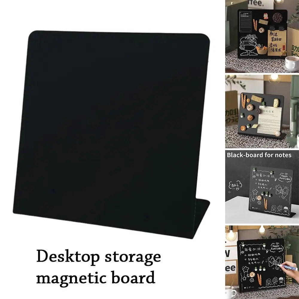 Metal Magnetic Blackboard Desktop Message Board | 3 Sizes Magnetic Message Board Nixie