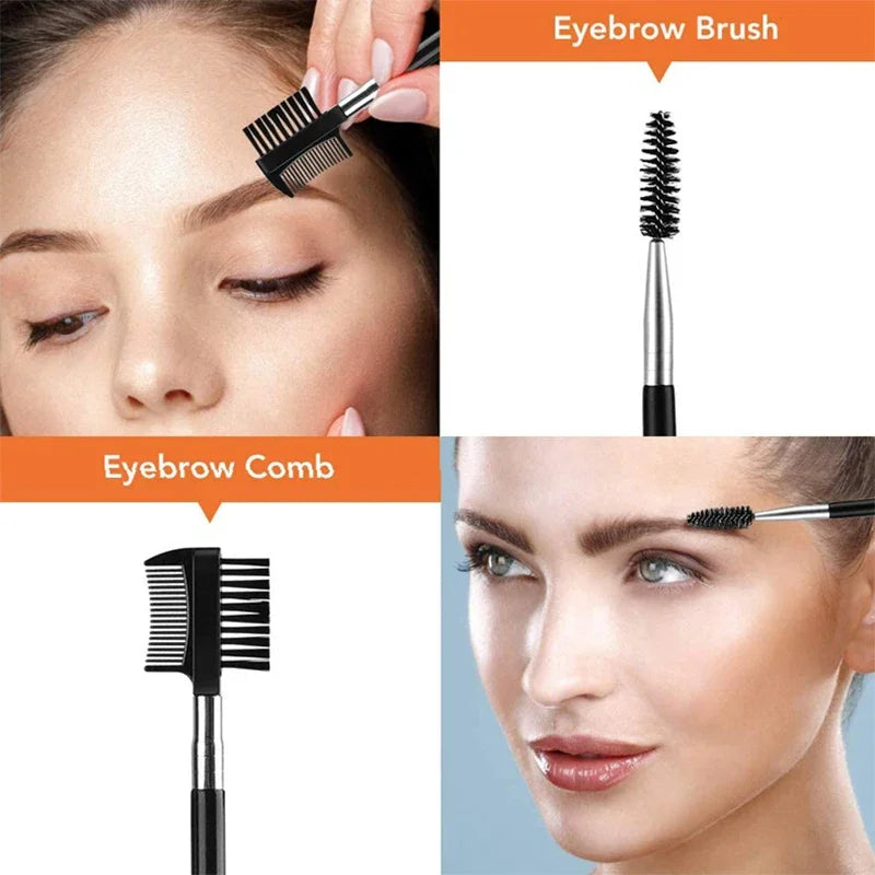Eyebrow Trimmer Set – Scissors, Tweezers, Razor & Comb Kit