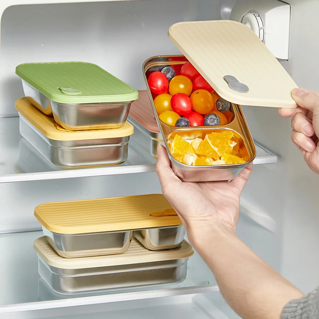 Nixie Stainless Steel Bento Lunch Box – Leakproof, Large Stainless Steel Lunch Box Nixie