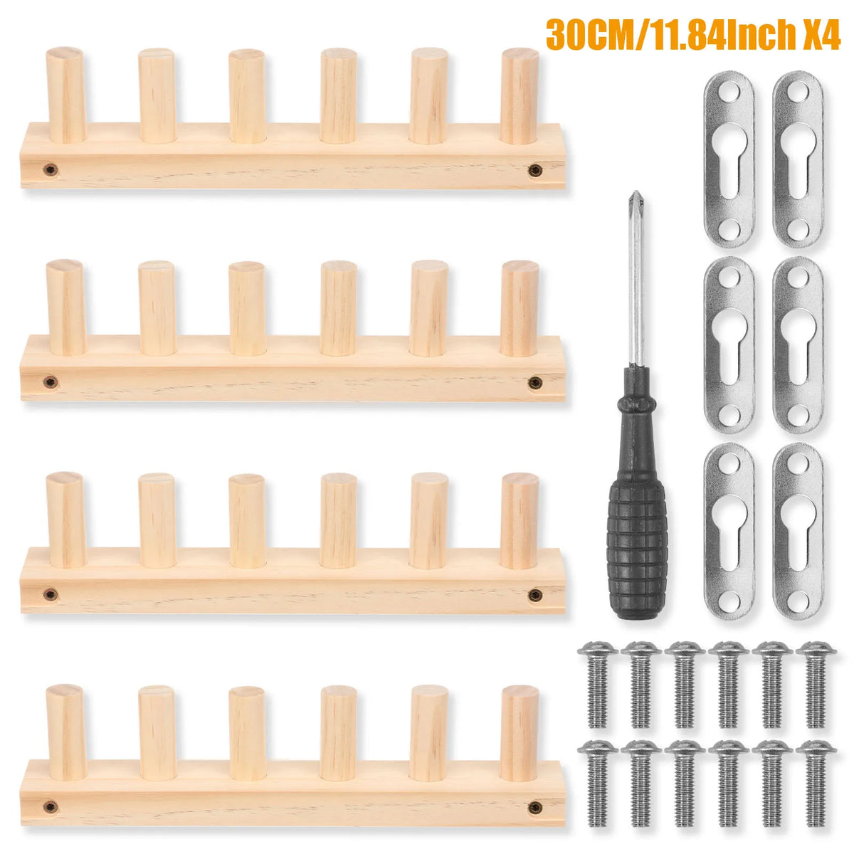 Wooden Chunky Knitting Loom – 47" Blanket Weaving Frame Kit