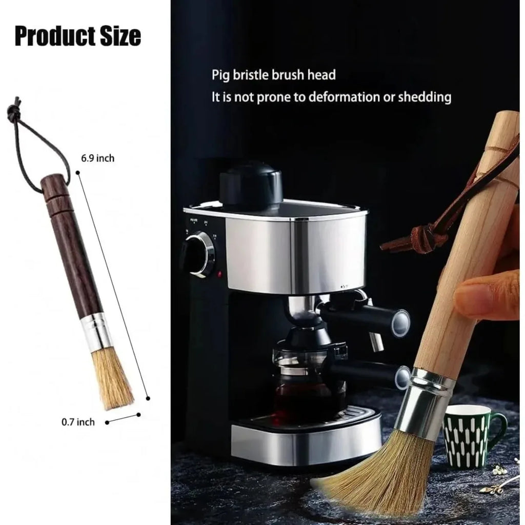 Espresso Cleaning Brush – Barista Tool for Group Head & Grinder Coffee Cleaning Brush Nixie