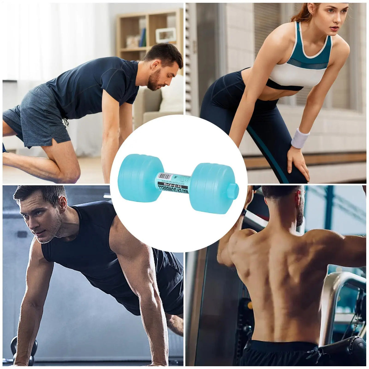 Portable Water-Filled Dumbbells – Body Shaping & Strength