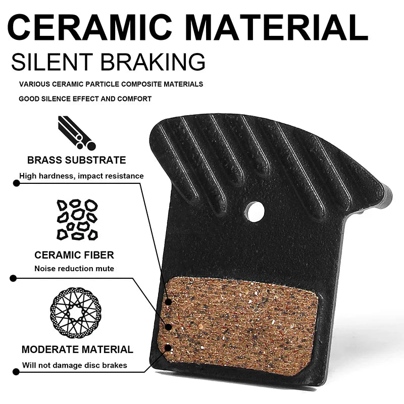 BUCKLOS BL-03S Ceramic Disc Brake Pads for NUTT Hydraulic Brakes Disc Brake Pads Nixie