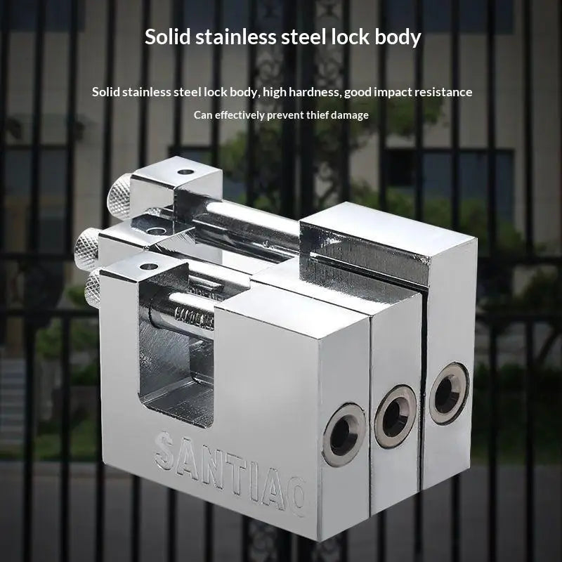 Heavy-Duty Stainless Steel Security Padlock 40–100mm Anti-Theft Security Padlock Nixie