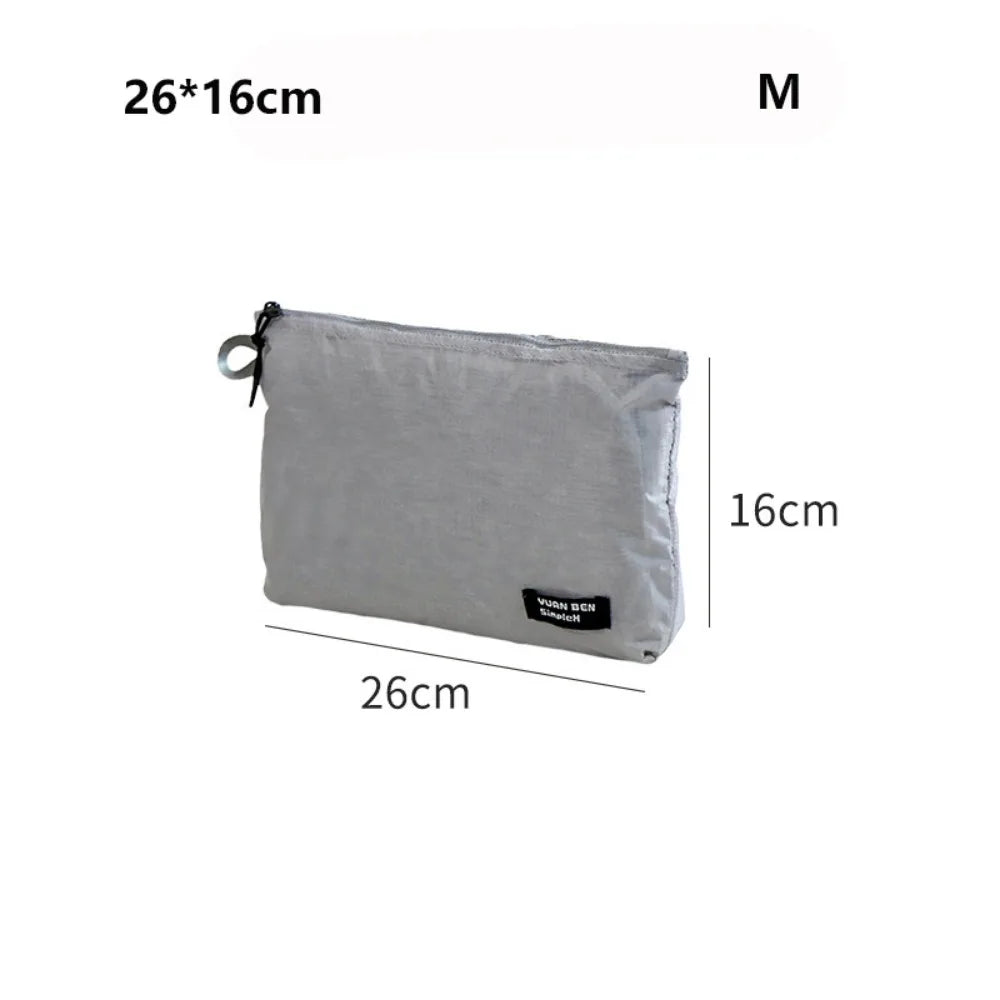 Silicone-Coated Nylon Luggage Storage Bag | Lightweight Travel Travel Storage Bag Nixie Grey M