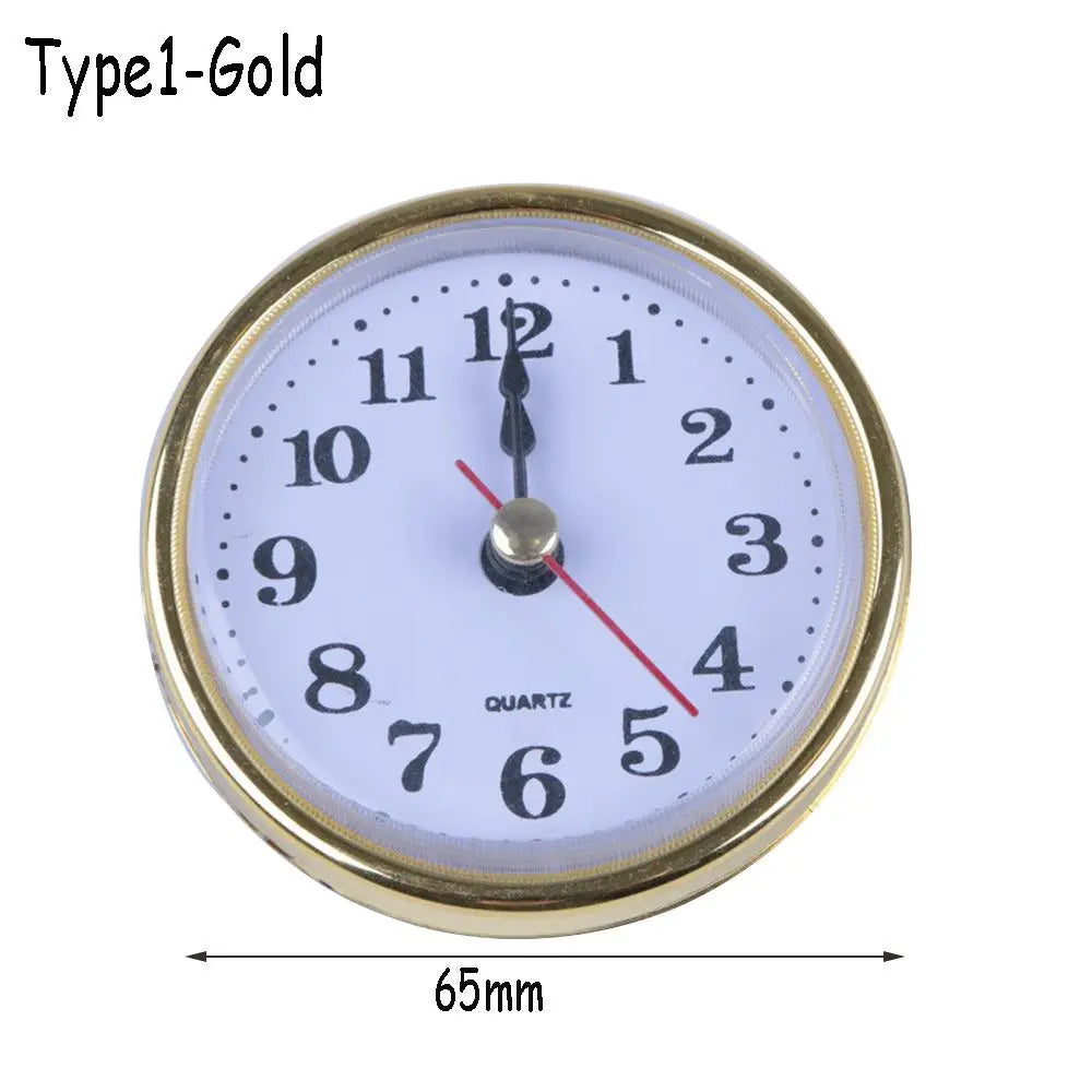 Roman Numeral Quartz Clock Insert – Gold Trim DIY Movement Clock Movement Insert Nixie Type1-gold