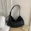 Large Capacity PU Leather Shoulder Crossbody Tote Bag – Nixie Shoulder Crossbody Tote Nixie Black