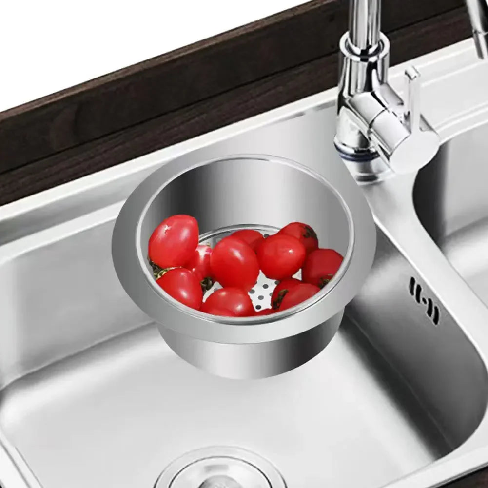Steel Swan Sink Strainer – Heavy Duty Stainless Drain Basket Sink Drain Strainer Nixie