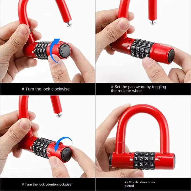 4-Digit Combination Padlock – Gym, Travel & Outdoor Security
