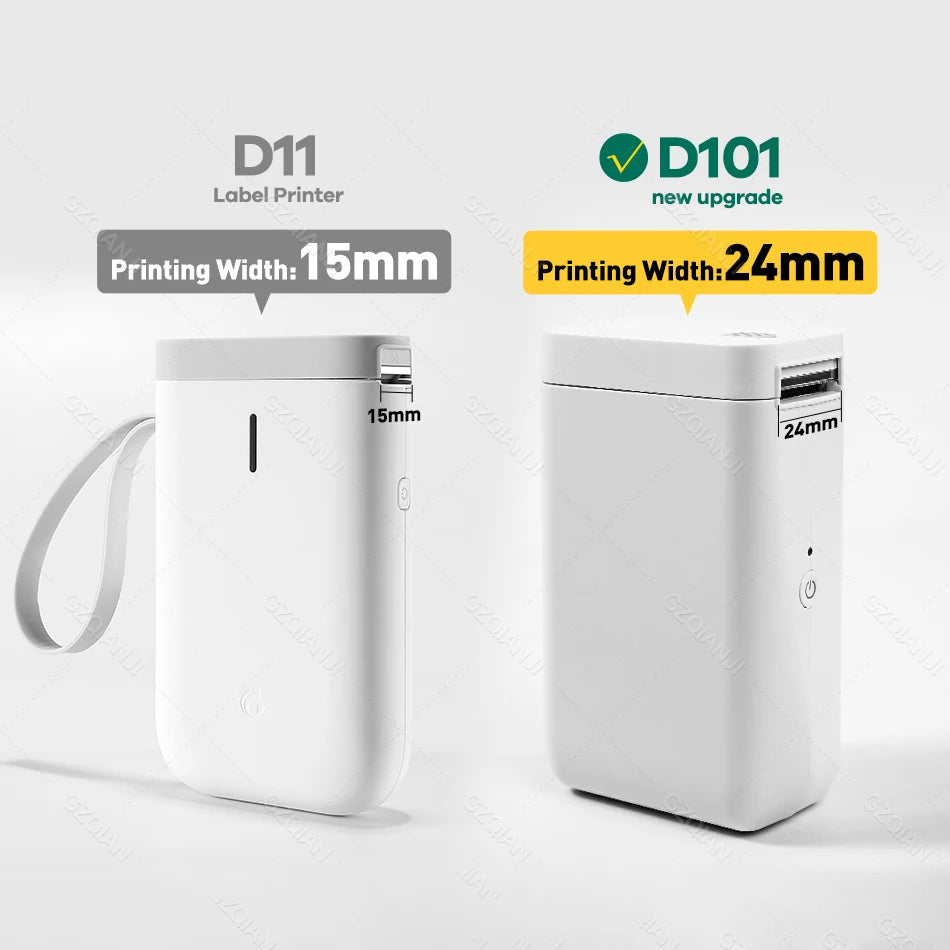 Niimbot D101 Bluetooth Thermal Label Maker 12-24mm | Office & Home Thermal Label Printer Nixie