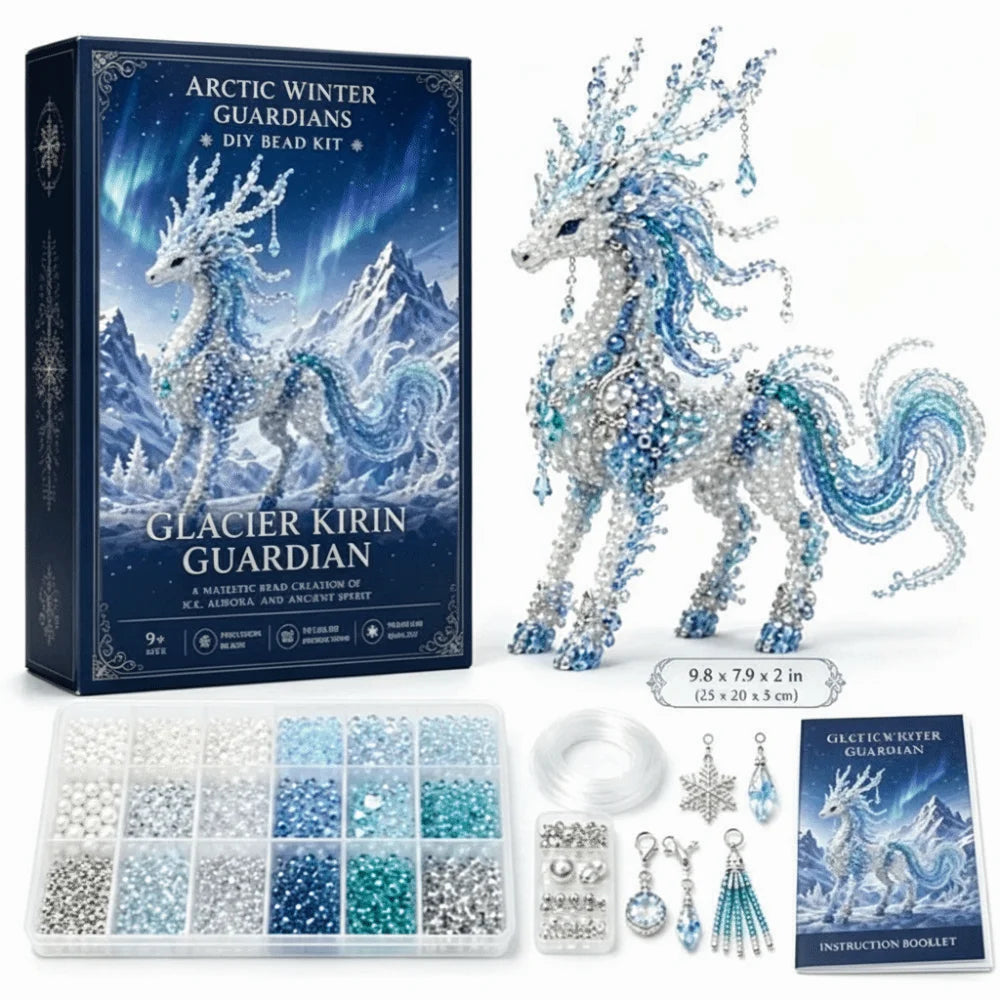 3D Beaded Animal Kit – DIY Glass Bead Craft Set for Beginners DIY Bead Craft Kit Nixie Style-2
