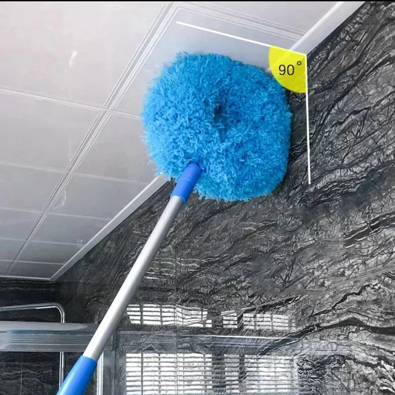 Ceiling Fan Duster Ring Shape Telescoping Long Handle Brush