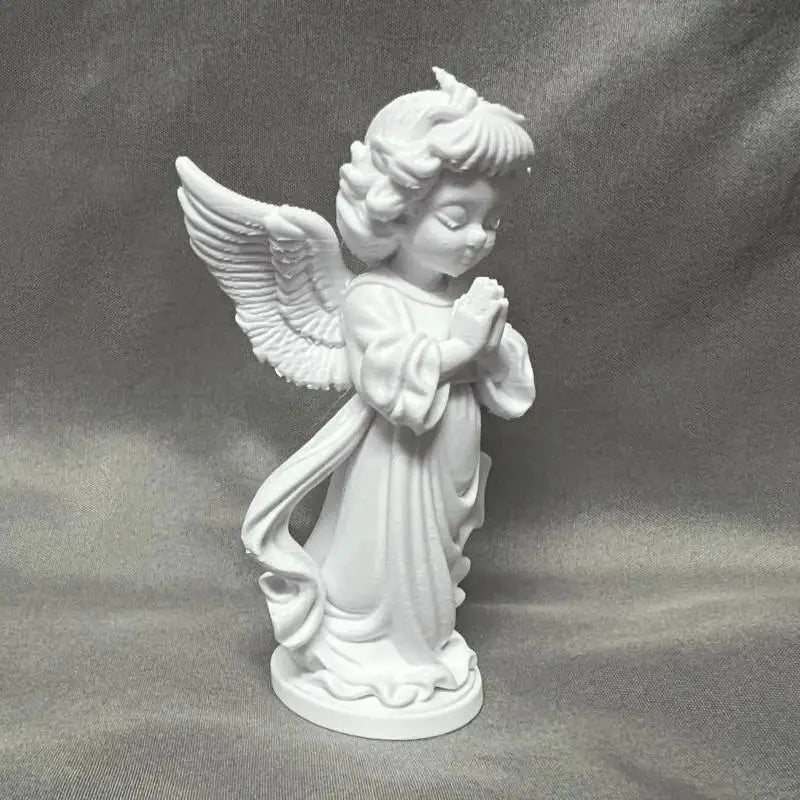 3D Printed Angel Wings Figurine | Minimalist Home Decor Statue Decorative Figurine Nixie