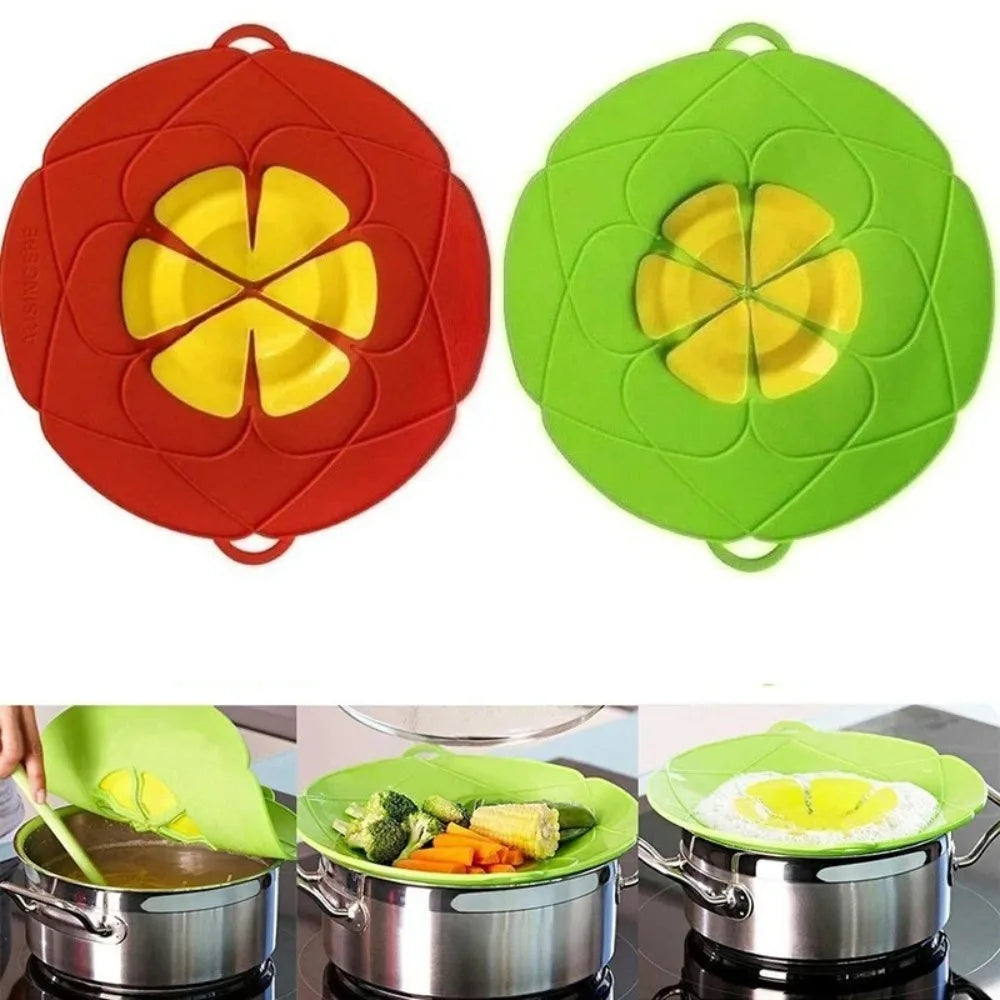 Silicone Anti-Overflow Pot Lid | Boil Protection Kitchen Tool Silicone Pot Lid Nixie