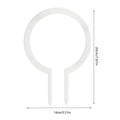 Transparent Round Plant Trellis – Plastic Indoor Support Frame Plant Support Trellis Nixie big size