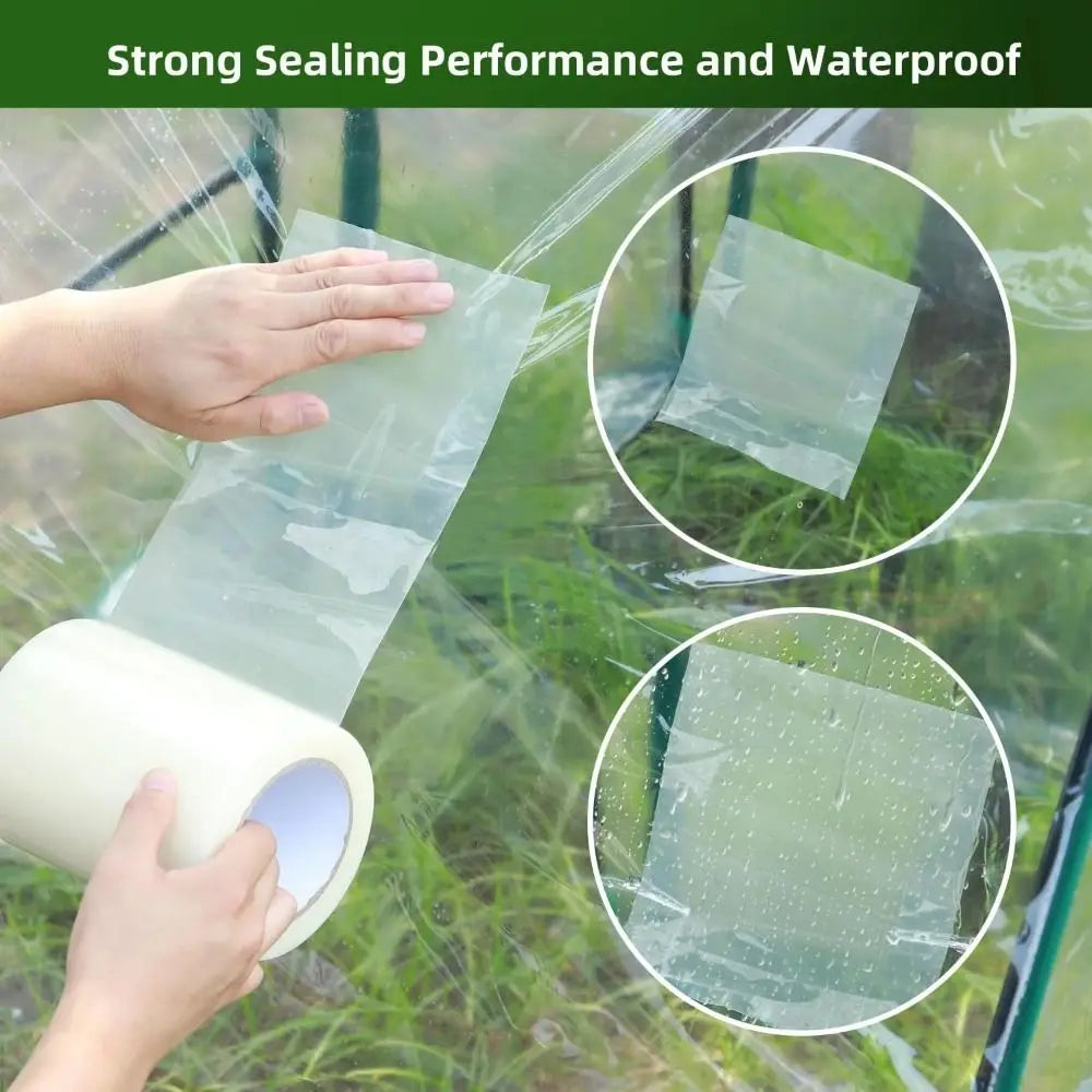 UV Resistant Greenhouse Film Repair Tape | Transparent PE Patch Greenhouse Repair Tape Nixie