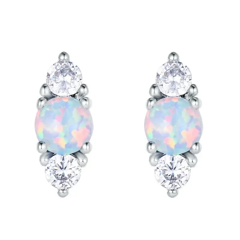 Opal Simulated Crystal Animal Dangle Earrings – Lead & Nickel Free Dangle Earrings Nixie
