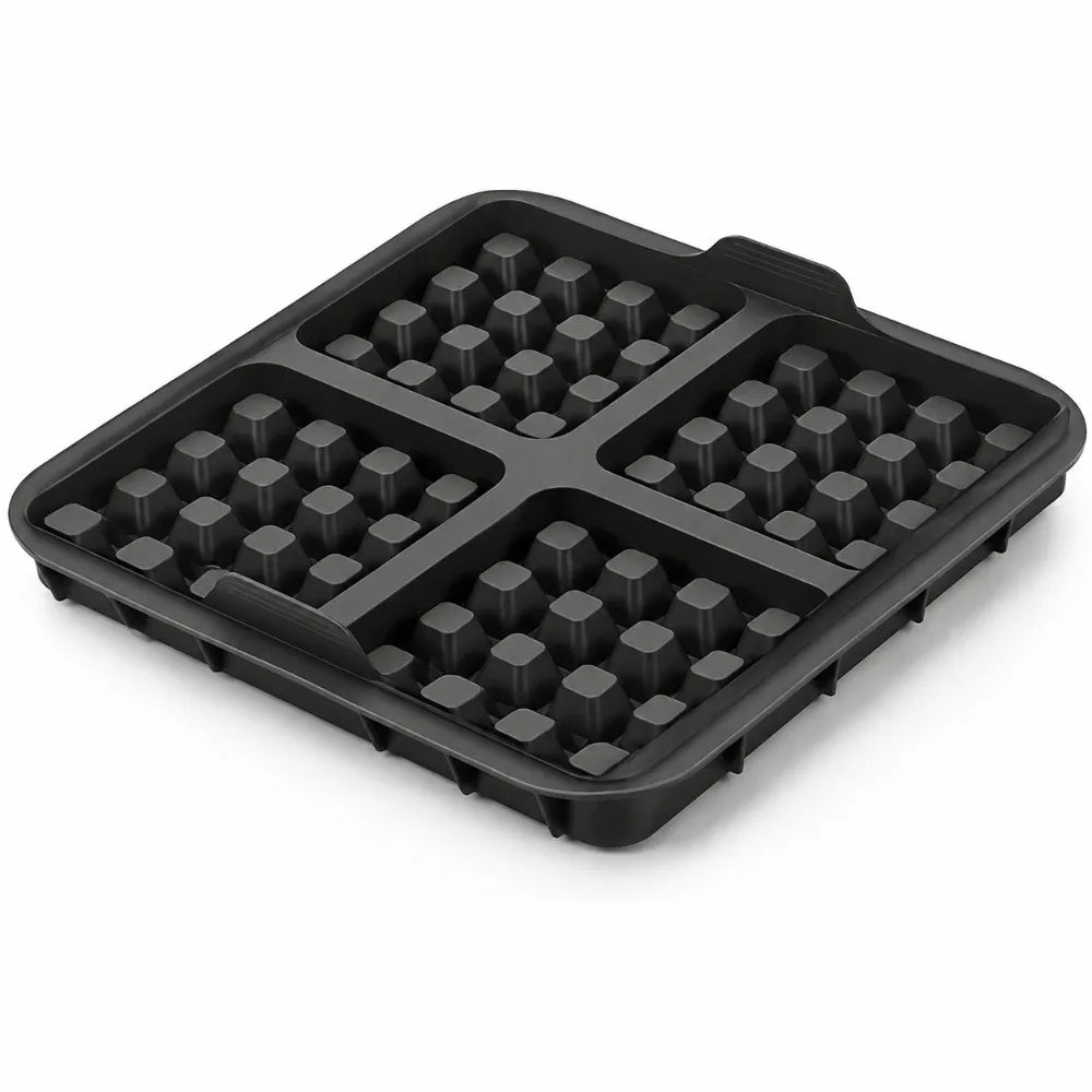 Non-Stick Silicone Square Waffle Mold – Baking Pan & Air Fryer Liner Silicone Baking Mold Nixie