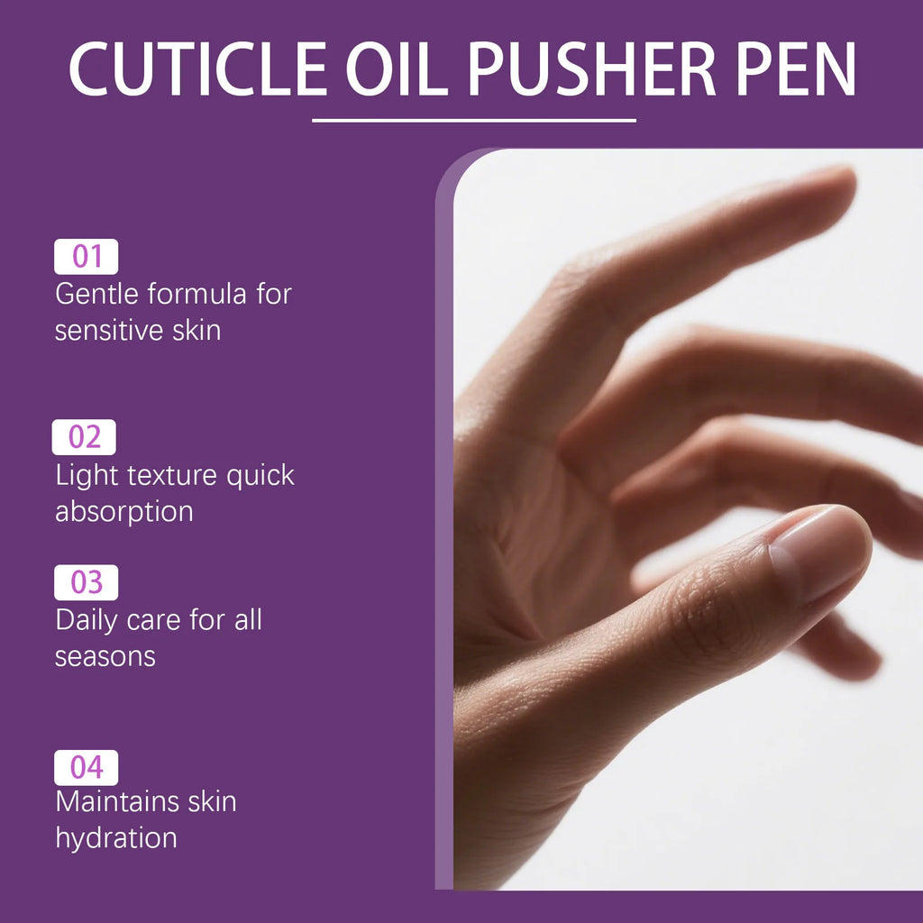 4-in-1 Cuticle Oil Pen – Jojoba, Lavender & Grape Extract Cuticle Oil Pen Nixie